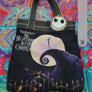 Loungefly nightmare before Christmas tote bag